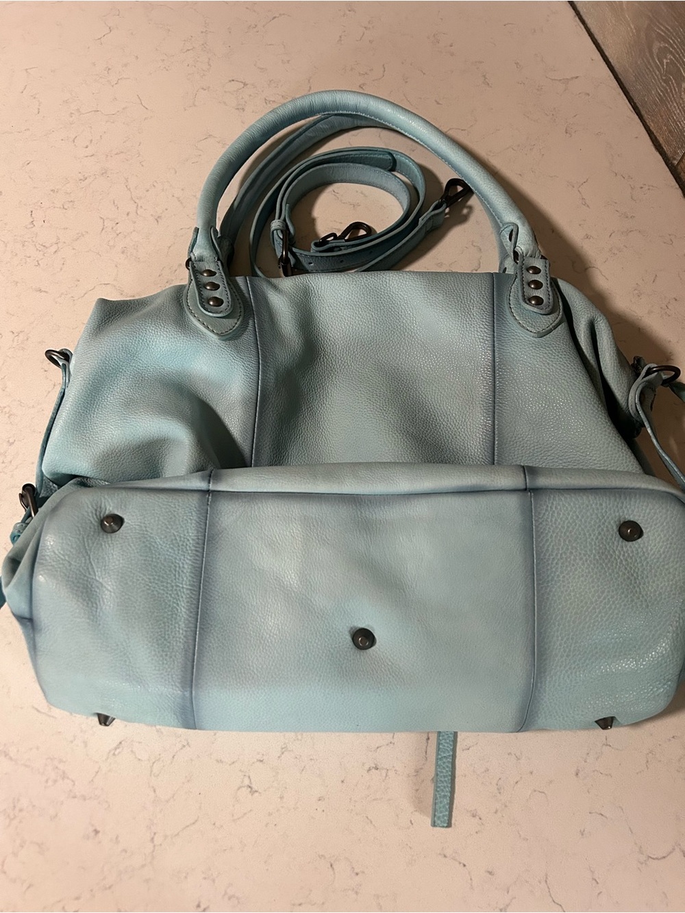 LIKE NEW We The Free Emerson Tote Washed Sail-Micro Emerson-Charms & Scarves - Picture 15 of 16